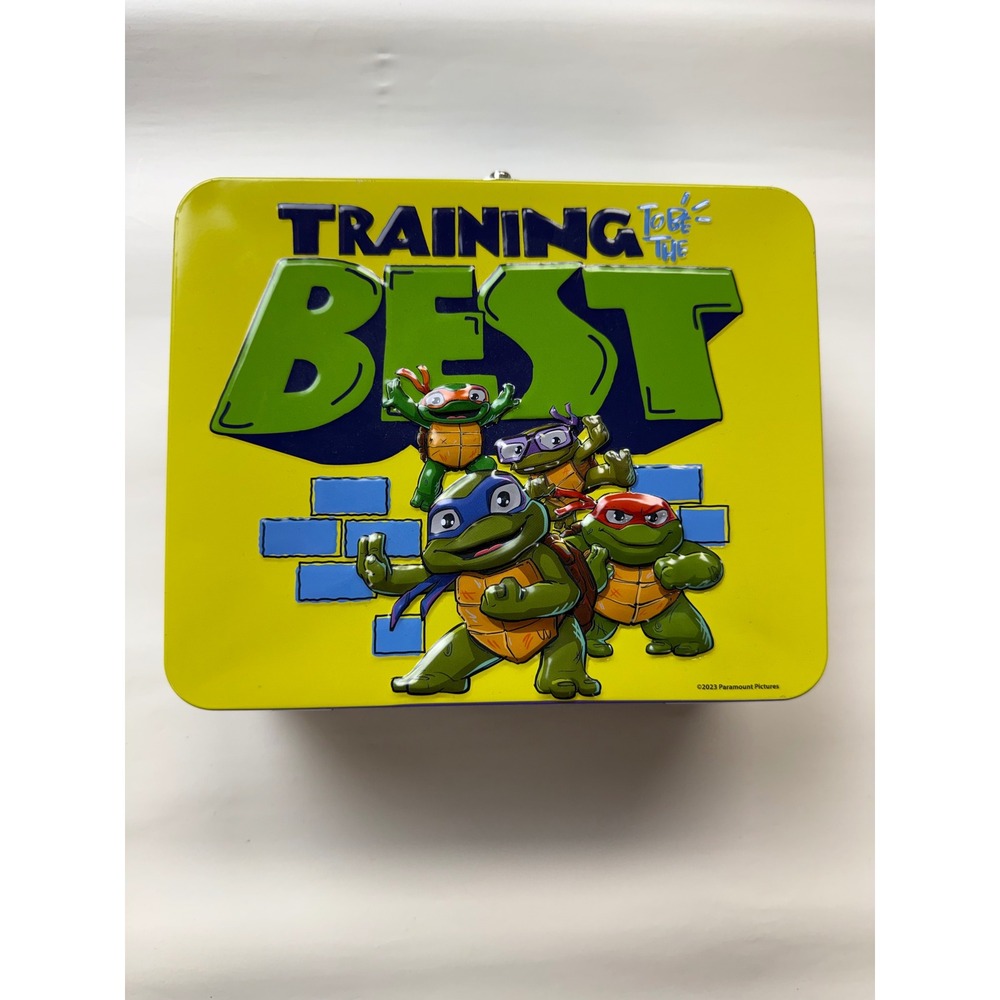 Teenage Mutant Ninja Turtles Metal Lunch Box and Jigsaw Puzzle